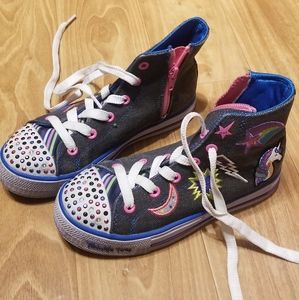 Skechers Twinkle Toes Little Girls Sneakers